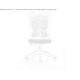 Height adjustable office chair with wheels Velim