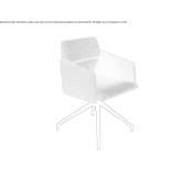 Upholstered office chair on trestles Yavoriv