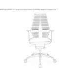 Swivel office chair with a 5-star base Chalabre