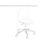 Swivel chair made of polypropylene Spasovo