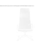 Office chair with high backrest and 4-arm base Ajak