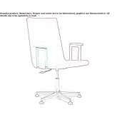 Chair with armrests on wheels Bezerros