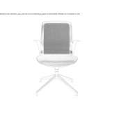 Nylon® trestle executive chair with medium backrest Charneux