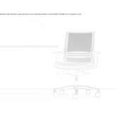 Height-adjustable fabric office chair on wheels Silves