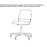 Chair with a 5-star base on wheels Iona