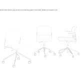 Office chair made of polypropylene Barroso