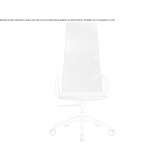 Height adjustable fabric office chair with armrests Ajak