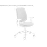Swivel office chair with medium backrest and fabric Porzuna