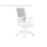 Office chair with armrests and a 5-star base Anneberg