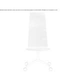 Fabric office chair on wheels with 4-arm base Ajak