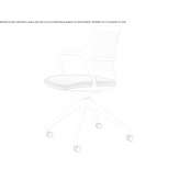 Nylon® trestle chair with armrests Boromlia