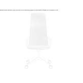 Fabric office chair with armrests and 4-arm base Ajak