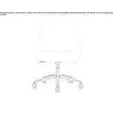 Swivel office chair with armrests and 5-star base Tupiza