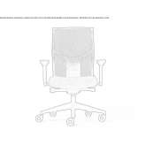 Mesh office chair with armrests and 5-arm base Lipov