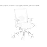 Fabric swivel office chair Urmond