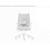 Swivel office chair with high backrest Highmore