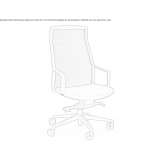 High back mesh office chair Pontacq