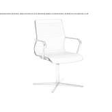 Fabric office chair with armrests and 4-arm base Huapinol