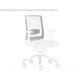 Swivel mesh office chair with armrests Chantome