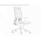 Swivel office chair with armrests Soave