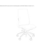 Swivel office chair Popola