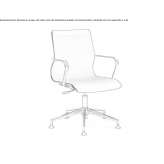 Height adjustable fabric office chair Huapinol