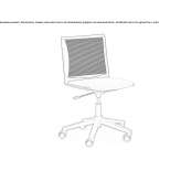 Swivel, height-adjustable fabric office chair Jaroslaw