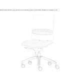 Swivel office chair Chantome