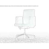 Swivel fabric office chair with armrests and 5-arm base Tapioles