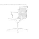 Swivel mesh office chair with armrests and 4-arm base Tille