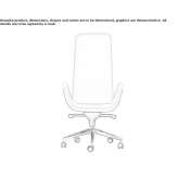 Swivel executive chair Cibiana