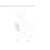 Leather executive chair with armrests Oitz