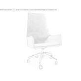 Leather executive chair with armrests Valozhyn