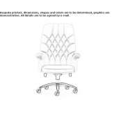Quilted leather chair Breves