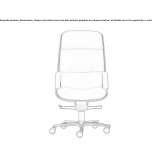 Swivel executive chair with armrests Dorio
