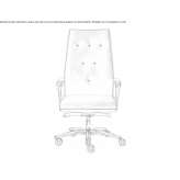 Swivel executive chair with high backrest Lativka