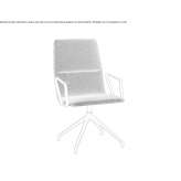 Fabric swivel executive chair Yavoriv