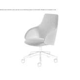 Executive chair made of fabric, adjustable in height Marginea