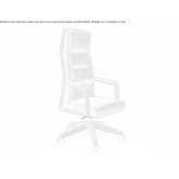 Executive chair with high backrest and aluminum base Sorup