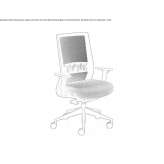 Executive chair with high backrest Boussoit