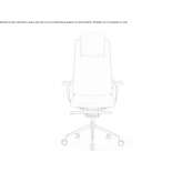 Swivel leather executive chair Siedove