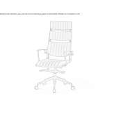 Fabric swivel executive chair Storvik