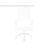 Swivel leather executive chair with armrests Doingt
