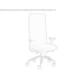 Fabric trestle executive chair Sinfin