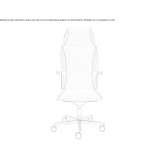 Executive chair with high backrest and 5-star base Valle