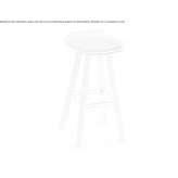 Wooden trestle stool with integrated cushion Popovice