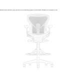 Swivel office stool with 5-star base and armrests Petrich