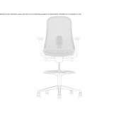 Ergonomiczny stołek biurowy obrotowy na kółkach Marquain