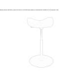 Versatile sit/stand saddle chair Edmonton