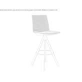 Office stool on trestles Asker